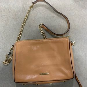 Authentic Rebecca Minkoff crossbody light brown